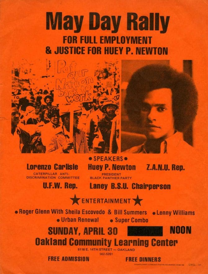 May Day Rally flyer from 1967.