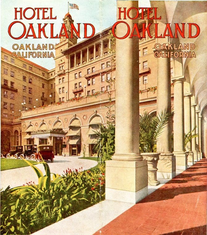 Hotel Oakland brochure, circa 1914.