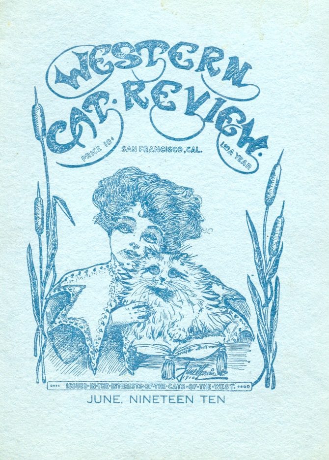 June 1910 issue of Western Cat Review.