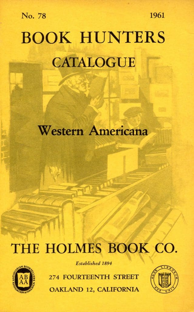 Book Hunters Catalogue cover from 1961.