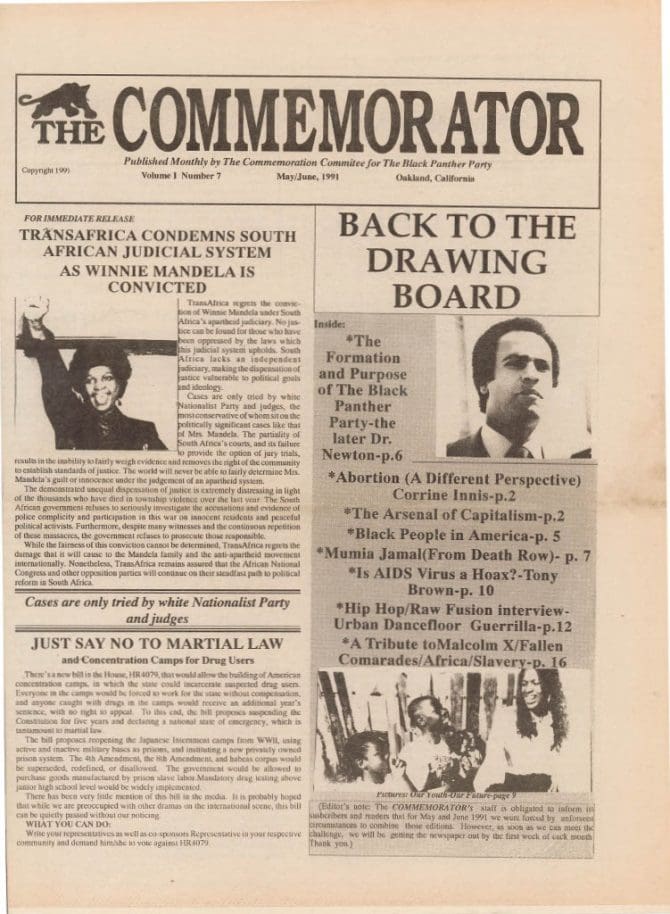 Commemorator newspaper cover
