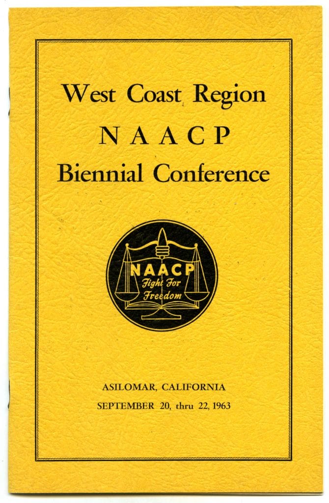West Coast Region NAACP biennial conference program