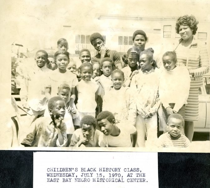 Children's Black History Class, July 15 1970, MS32