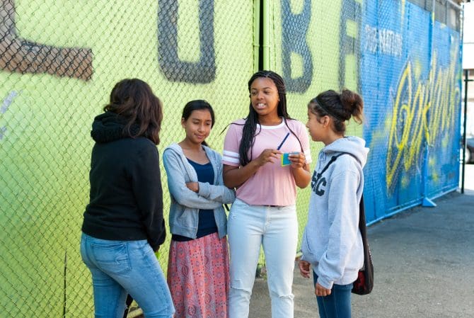 Teens at Boys and Girls Club
