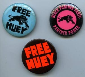 Black Panther Party buttons