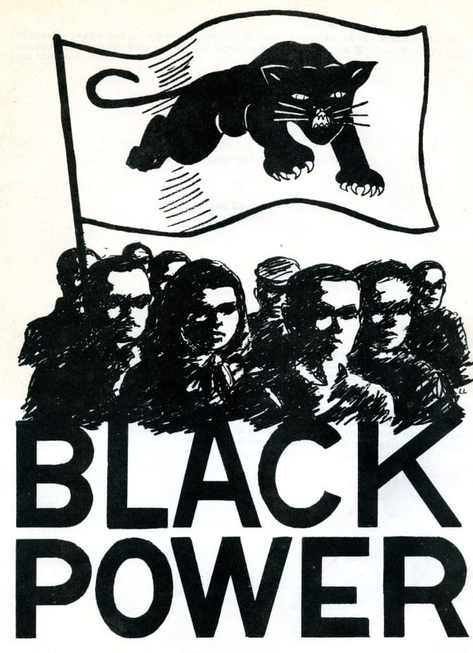 Black power a position paper by Sy Landy and Charles Capper circa 1960s
