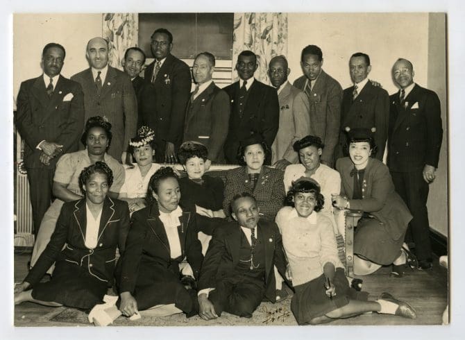 Historic image of of East Bay NAACP workers