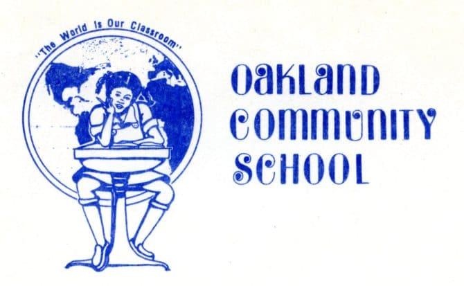 Oakland Community School letterhead
