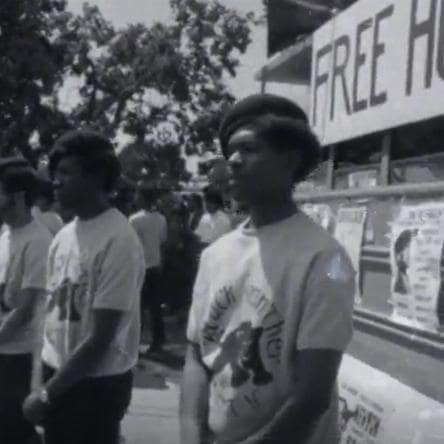 Free the Black Panthers protest march Oakland, California