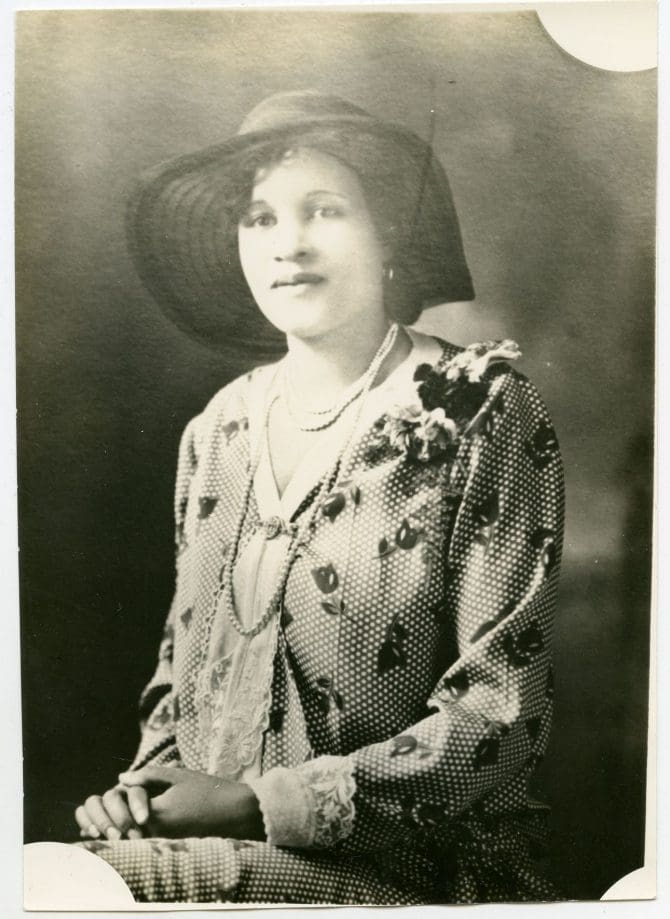 Portrait of Frances Pittman Albrier in 1929