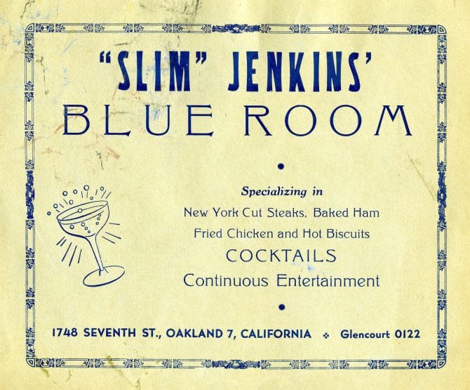 Slim' Jenkins' Blue Room