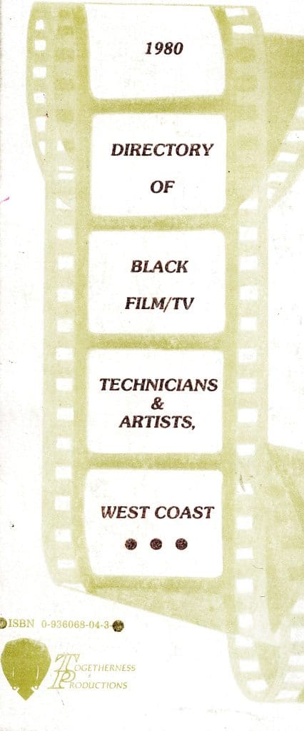 1980 Directory of Black Film/TV Technicians & Artists, West Coast