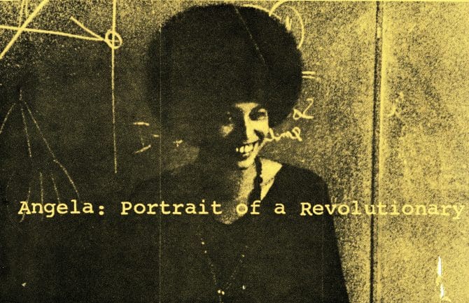 Flyer for Angela portrait of a revolutionary Pacific Film Archive circa 1970s