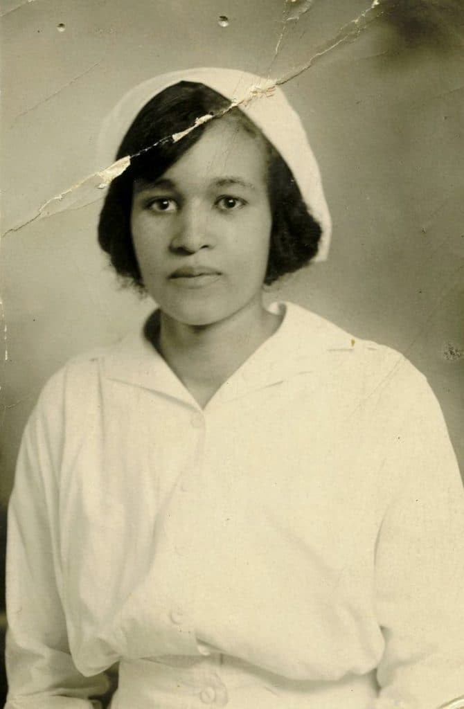 Portrait of nurse Frances Redgrave (Albrier), age 26