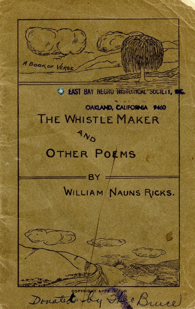 The whistle maker, and other poems / by William Nauns Ricks
