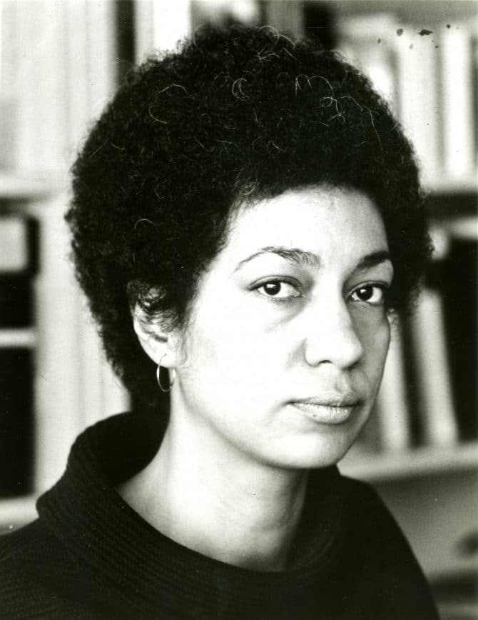 Portrait of poet June Jordan