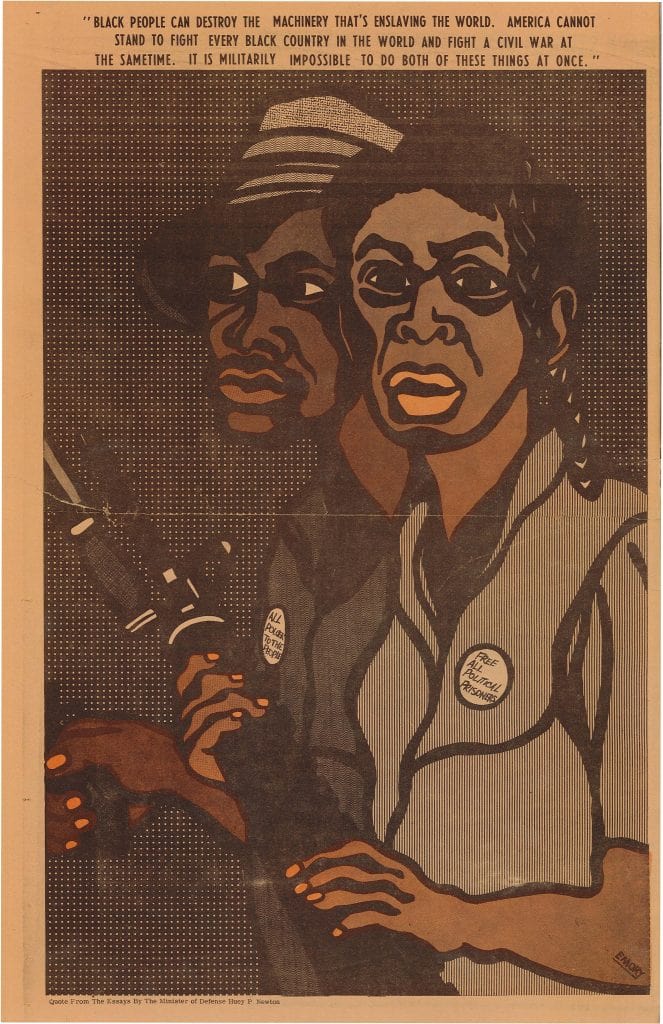 Emory Douglas in the Black Panther Black Community News Service