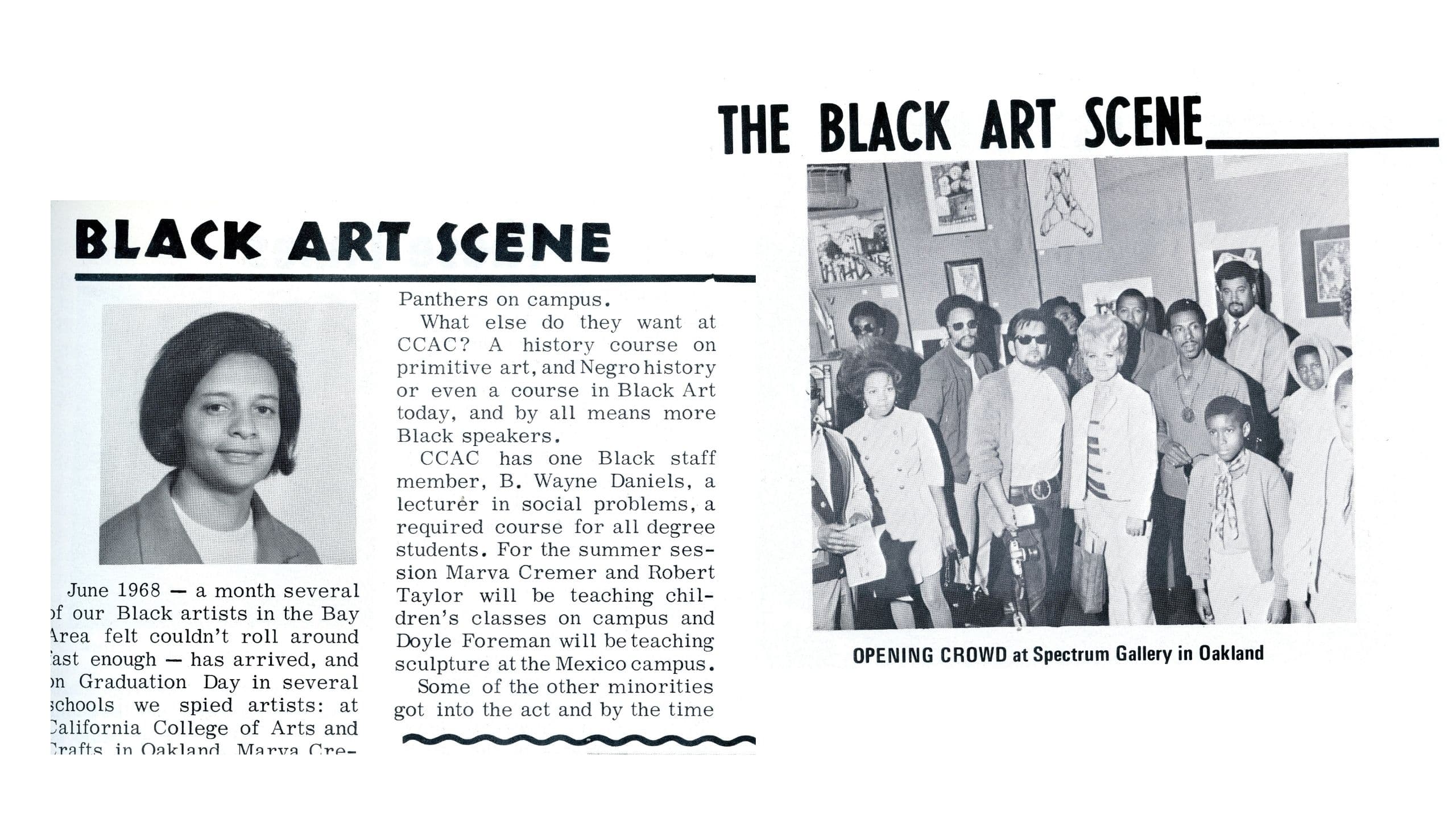 E.J. Montgomery's "Black Art Scene"