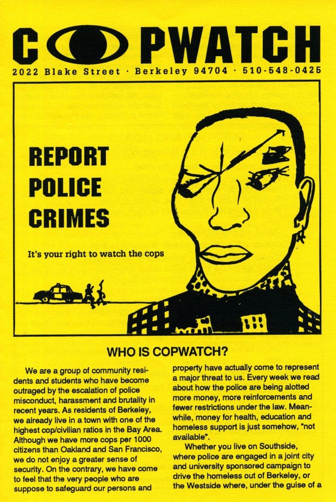 Who is Copwatch? Report Police Crimes