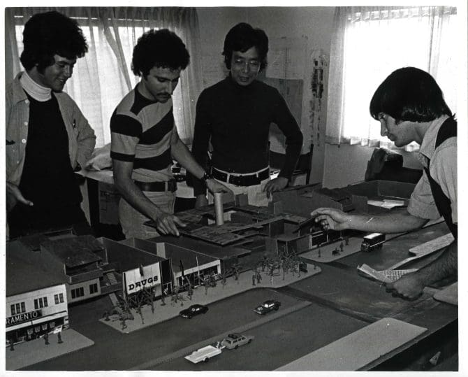 Sacramento Street project architectural model