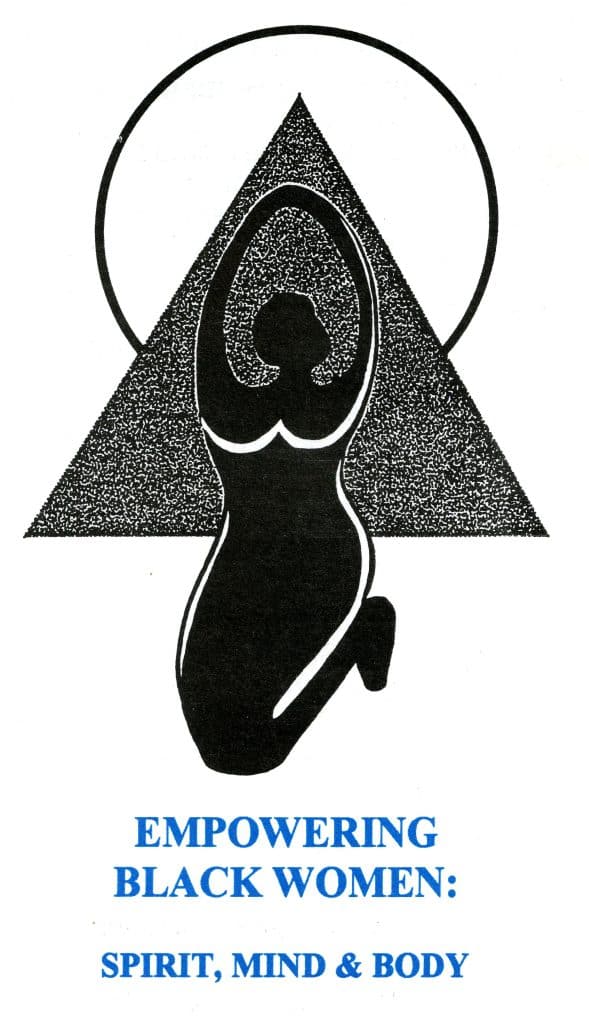 Empowering Black women spirit, mind & body conference sponsored by Women's League Church by the Side of the Road brochure 1993