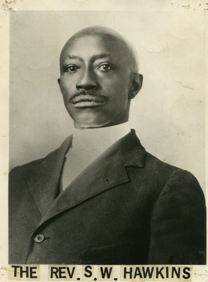 Portrait of Rev. Samuel W. Hawkins
