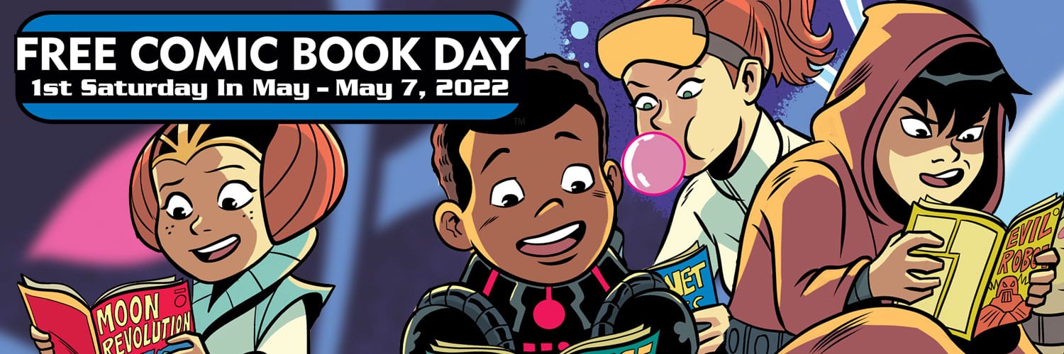 Free Cominc Book Day, First Saturday in May, May 7, 2022
