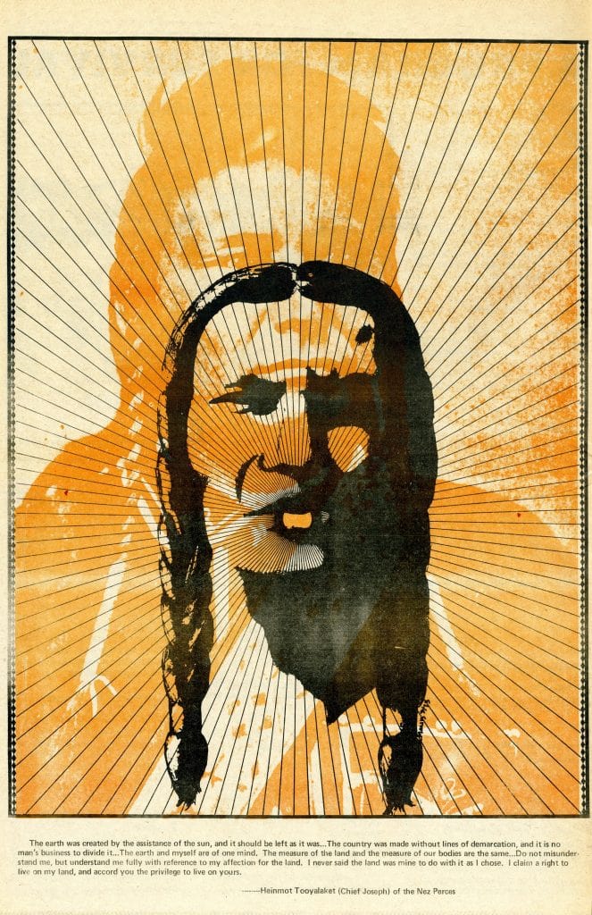 Malik Edwards, Untitled (Chief Joseph), Black Panther, March 31, 1973