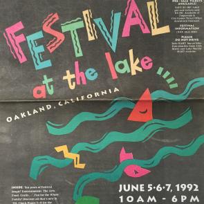 Cover of the 1992 Festival at the Lake program
