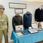 WWII Display at the William E. Durr Branch