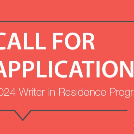 Call for applications: Writer in Residence 2024 program