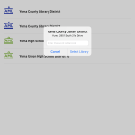 Enter your library card number and select the second option
