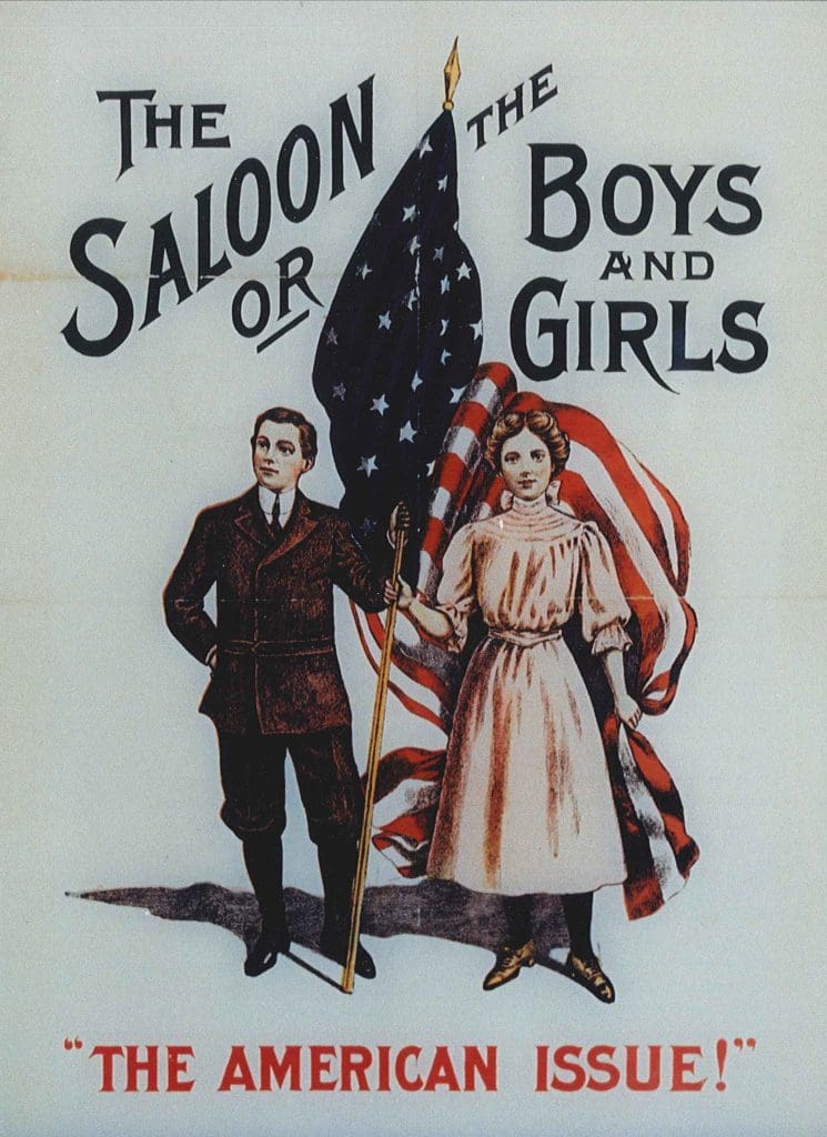 THE SALOON
OR THE BOYS AND GIRLS 
“THE AMERICAN ISSUE!"