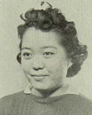 Mary Ariki Shiba, 1940 Manual High School Yearbook. Image courtesy of Ancestry.com.