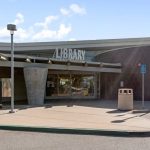 Front of Evergreen Branch Library