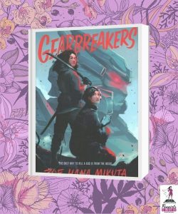 Gearbreakers cover on purple floral background