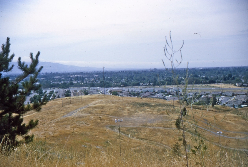 Mid-1960s view of the golf course just prior being leveled for the construction of the First Baptist Church's "Church on the Hill."