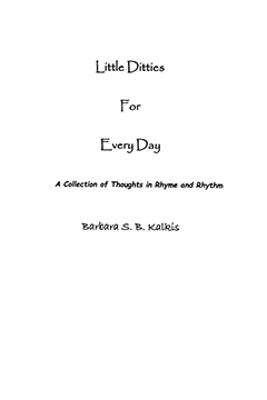 Book Cover for Little Ditties for Everyday.