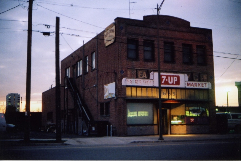 A photograph of the Nishioka building in 1989