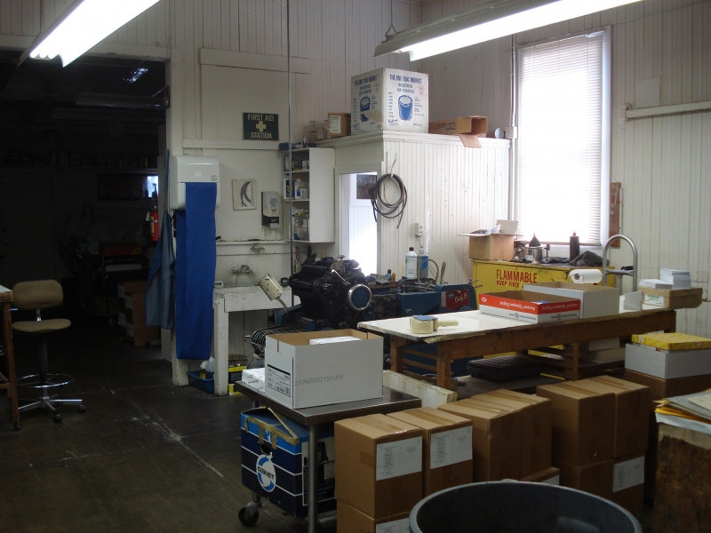 Interior View of the National Printing Company in 2015.