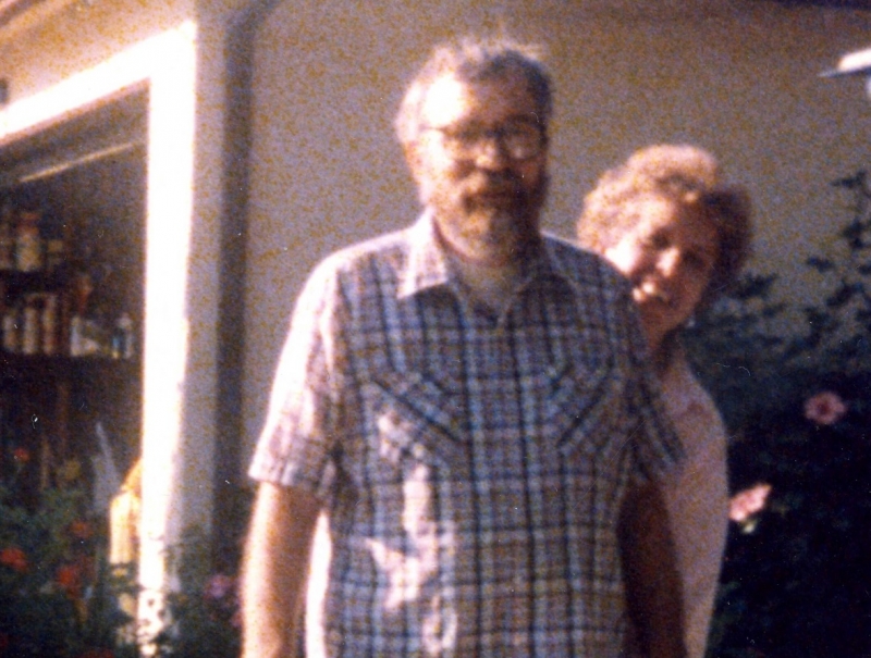 Myron y Sue Wahlstrand a principios de los años 1980.
