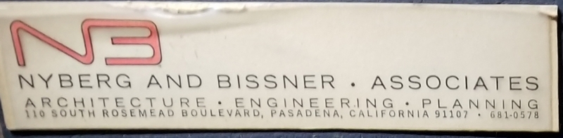 Logo and nameplate of Nyberg and Bissner Associates.