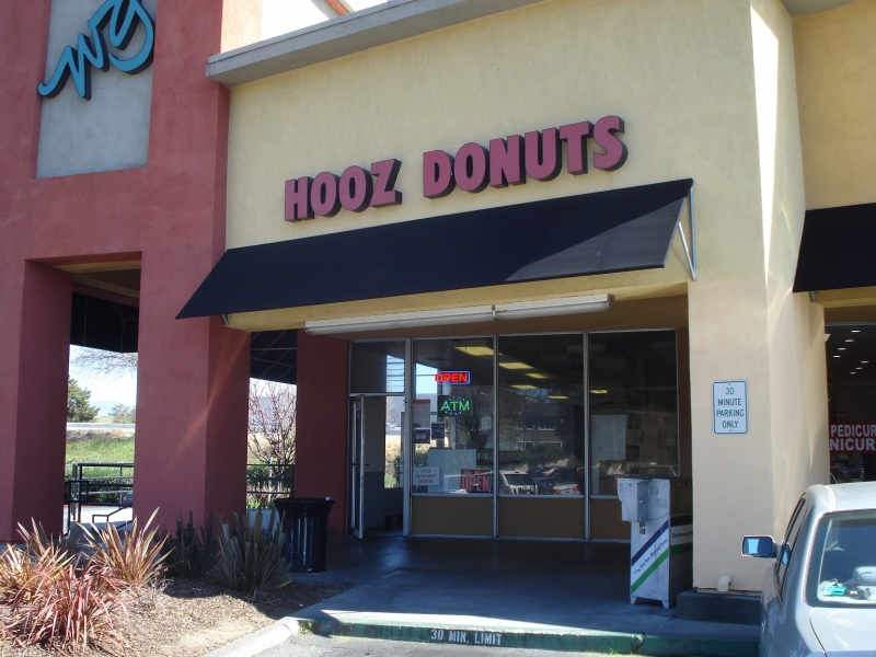 Hooz Donuts at 2306 Almaden Road, in the Willow Glen Plaza.