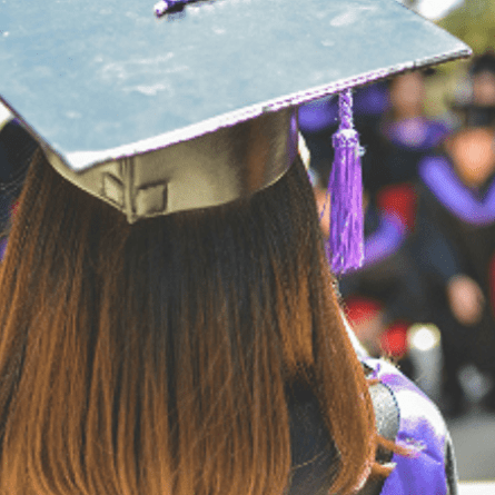 Graduation image.