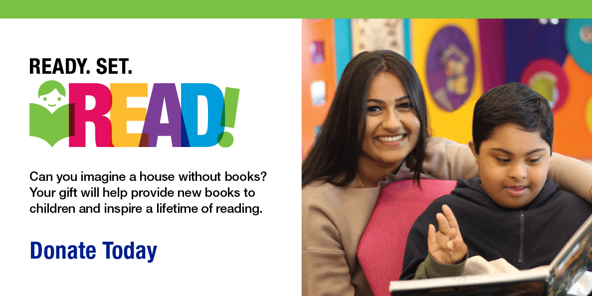 准备好了。集。读!计划将有助于为儿童提供新书，并激发一生的阅读。