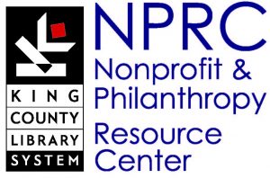 King County Library System NPRC Nonprofit and Philanthropy Resource Center logo