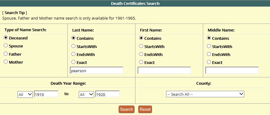 Missouri Death Certificates Update | St. Louis Public Library