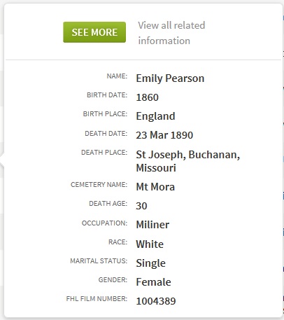 Missouri Deaths & Burials Index, 1873-1976 | St. Louis Public Library