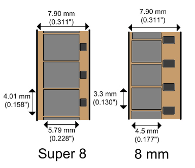  8MM and SUPER 8 MOVIE REELS ASSORTED SIZES, SET OF 6 :  Electronics