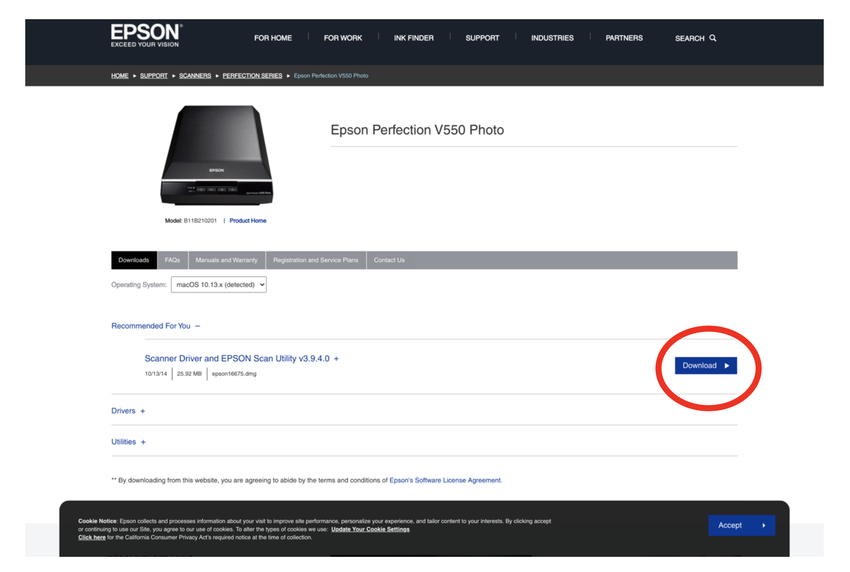 epson scanner software download